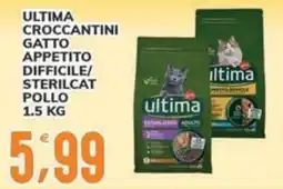 Re Mercato Lucrezia Ultima croccantini gatto appetito difficile/sterilcat pollo offerta
