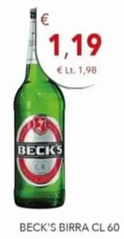 Diper Beck's birra offerta