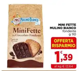 Gran mercato MiniFette con Cioccolato Fondente Mulino Bianco offerta