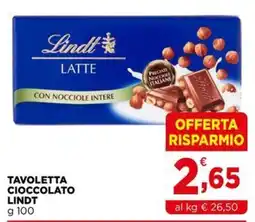 Gran mercato Tavoletta cioccolato Lindt offerta