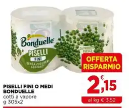 Gran mercato Piselli fini Bonduelle offerta