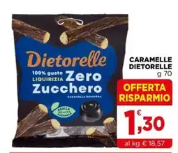 Gran mercato Caramelle Dietorelle Zero Zucchero offerta