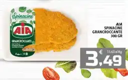 SpesaPiù Supermercati AIA Spinacine Grancroccante offerta