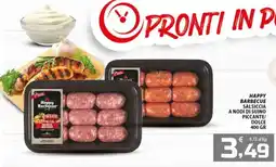 SpesaPiù Supermercati Happy Barbecue Salsiccia a nodi di suino offerta