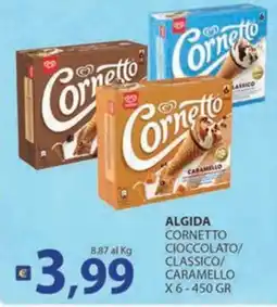 Re Mercato Lucrezia Algida Cornetto Cioccolato offerta