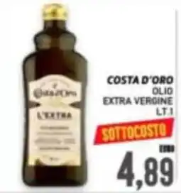 Supermercato Papale Costa d'Oro olio extra vergine offerta