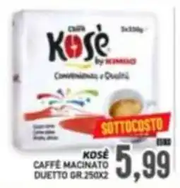 Supermercato Papale Caffè macinato Duetto offerta