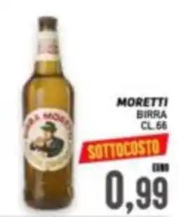 Supermercato Papale Moretti birra offerta