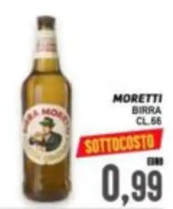 Moretti birra