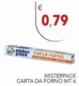 Diper Misterpack carta da forno MT 6 offerta