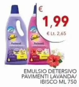 Diper Emulsio Detersivo Pavimenti Lavanda/Ibisco offerta