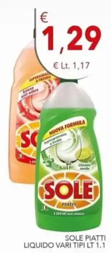 Diper Sole piatti liquido offerta