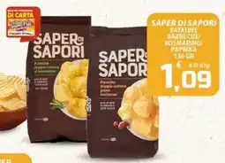 SpesaPiù Supermercati Saper di sapori patatine barbecue offerta