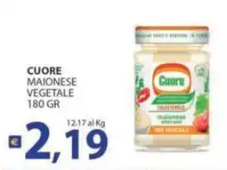 Re Mercato Lucrezia Cuore maionese vegetale offerta