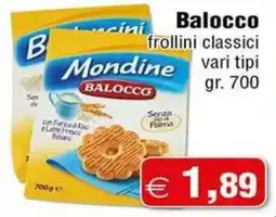 Magazzini Smart Mondine Balocco frollini classici offerta