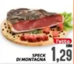 Supermercato Papale Speck di montagna offerta