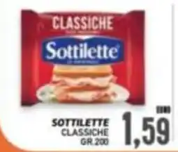 Supermercato Papale Sottilette classiche offerta