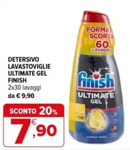 Iperal Detersivo lavastoviglie ultimate gel finish offerta