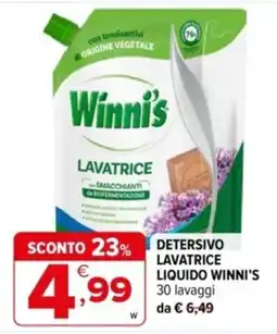 Iperal Detersivo lavatrice liquido Winni's offerta