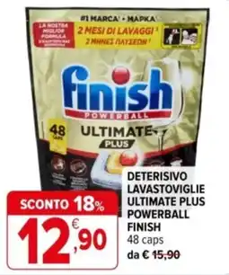 Iperal Detergente lavastoviglie Ultimate Plus Powerball Finish offerta