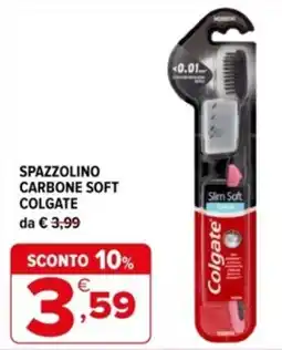 Iperal Spazzolino carbone soft Colgate offerta