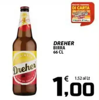 SpesaPiù Supermercati Dreher birra offerta