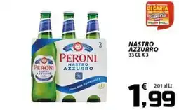 SpesaPiù Supermercati Peroni Nastro Azzurro offerta