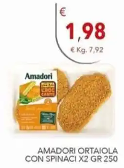 Diper Amadori ortaiola con spinaci offerta