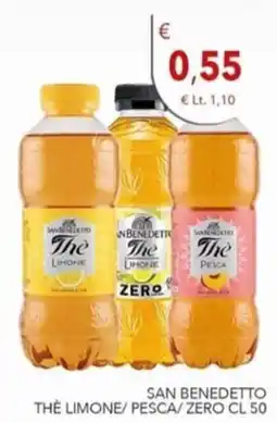 Diper San Benedetto Thè Limone/ Pesca/ Zero offerta