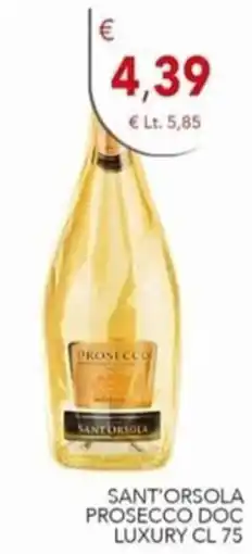 Diper Sant'Orsola Prosecco Doc Luxury offerta