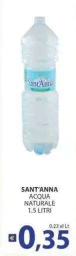 Re Mercato Lucrezia Sant'Anna acqua naturale offerta