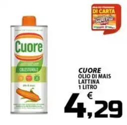 SpesaPiù Supermercati Cuore olio di mais offerta
