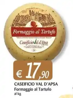 Re Mercato Lucrezia Formaggio al Tartufo Caseificio Val d'Apsa offerta