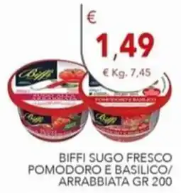 Diper Biffi sugo fresco pomodoro e basilico offerta