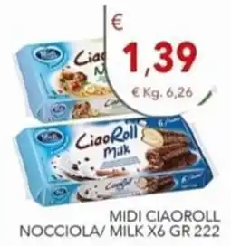 Diper Midi CiaoRoll Nocciola/ Milk offerta