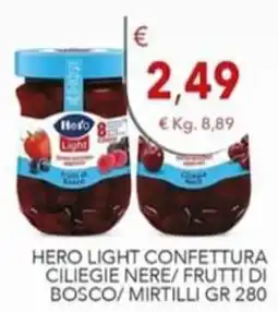 Diper Hero Light confettura ciliegie nere/frutti di bosco/mirtilli offerta
