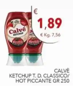 Diper Calvé ketchup t. d. classico offerta
