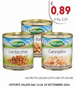 Diper Valfrutta legumi latta offerta