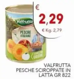 Diper Valfrutta pesche sciroppate in latta offerta