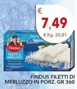 Diper Findus filetti di merluzzo offerta