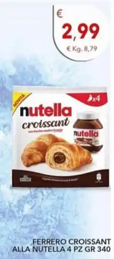 Diper Nutella croissant offerta