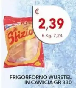 Diper Frigorforo wurstel in camicia gr 330 offerta