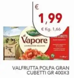 Diper Valfrutta polpa gran cubetti offerta