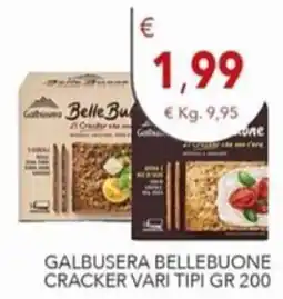Diper Galbusera Bellebuone cracker vari tipi offerta