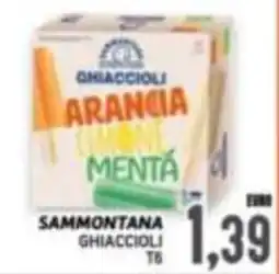 Supermercato Papale Sammontana ghiaccioli arancia limone menta offerta