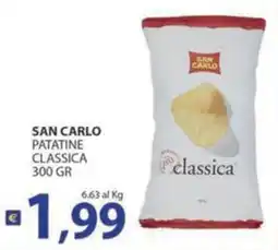 Supermercati Bruscoli San Carlo patatine classica offerta