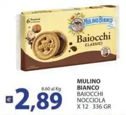 Supermercati Bruscoli Mulino Bianco Baiocchi Nocciola offerta