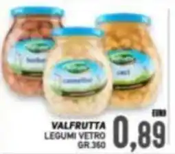 Supermercato Papale Valfrutta legumi vetro offerta