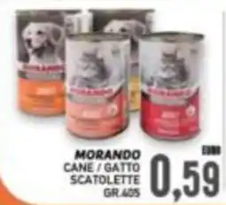Supermercato Papale Morando cane / gatto scatolette offerta