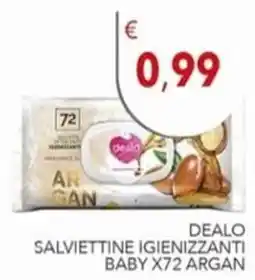 Diper Dealo salviettine igienizzanti baby argan offerta